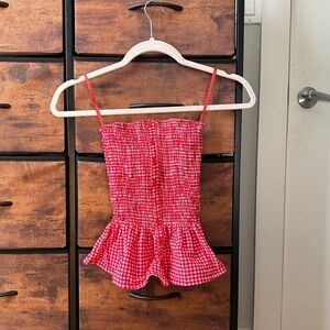 Motel Rocks red tube top